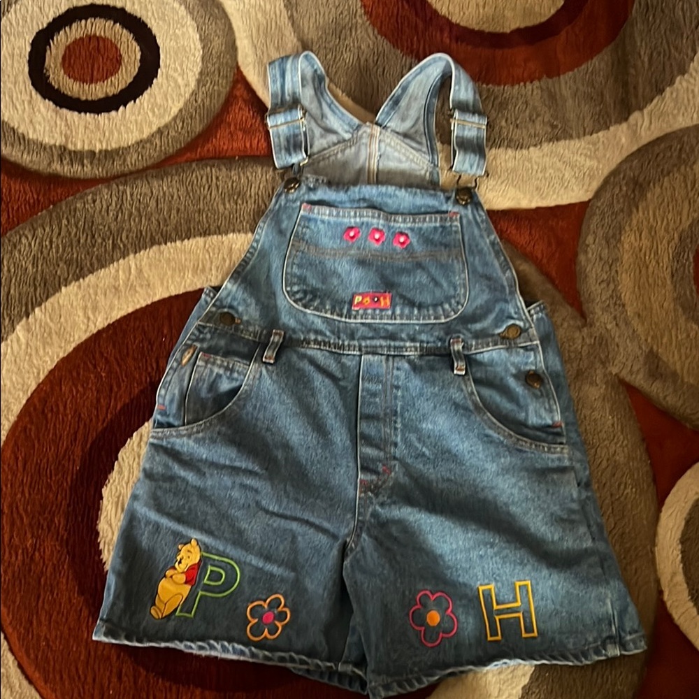 Disney Blue Denim Kids Overalls